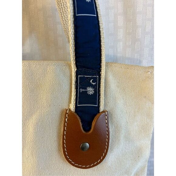 South Carolina mini boat tote 13x10” cream color - Picture 3 of 10